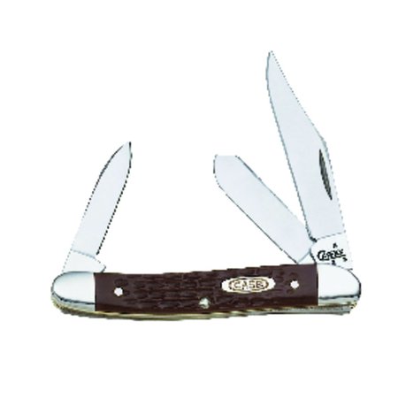 Case Stockman Brown Stainless Steel Pocket Knife 217